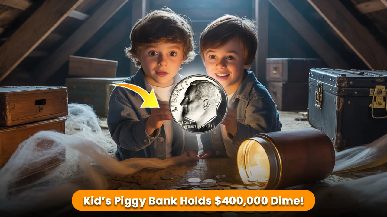 $400,000 Roosevelt Dime Found in a Child’s Piggy Bank – A Rare Coin Discovery That Stunned Collectors